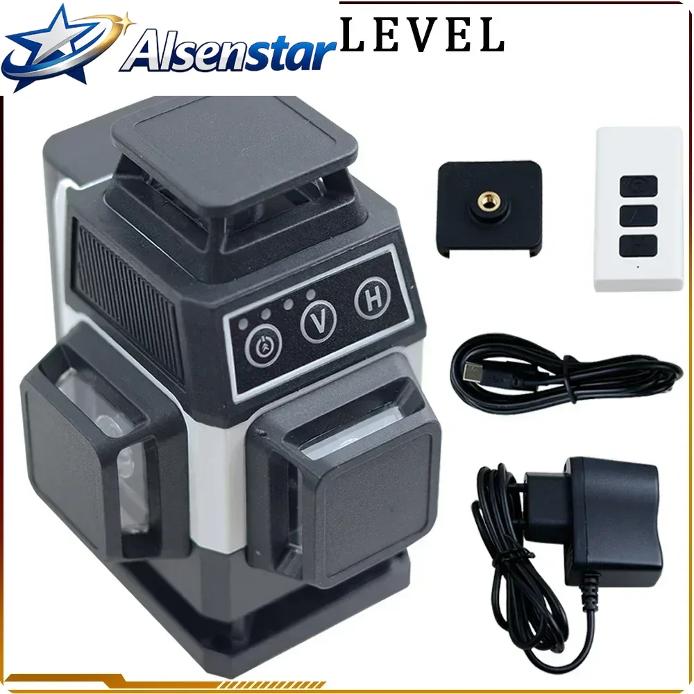 Laser Level 16 Lines 4D Green - Livella laser a 16 linee, autolivellante