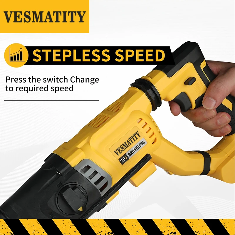 Trapano a percussione senza fi - Brushless Cordless Electric Drill 18V recensione e prezzo