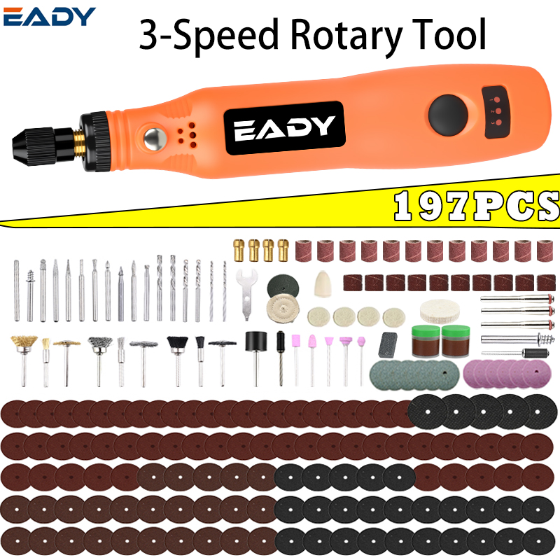 Kit di utensili rotanti senza  - Cordless Rotary Tool Kit Accessories recensione e prezzo
